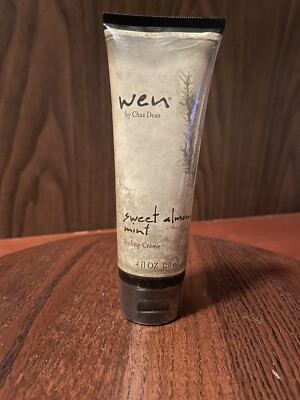WEN by Chaz Dean Sweet Almond Mint Anti-Frizz Styling Creme 4oz  SEALED New
