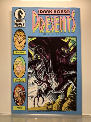 DARK HORSE PRESENTS #24 (1988) 1st ORIGIN OF ALIENS-MARK A. NELSON COVER VF
