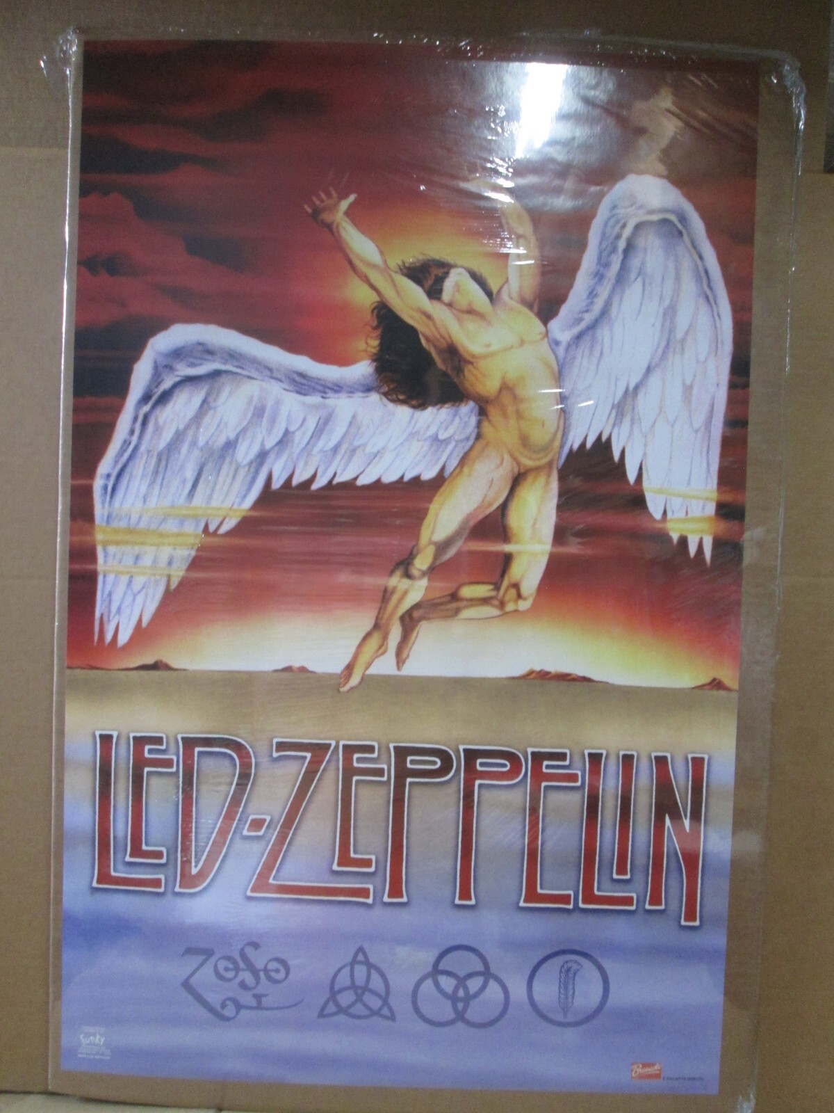 希少 90sビンテージ ベルベットポスター『SWAN SONG』 ツェッペリンB Amazon.com: Led Zeppelin Poster 'Swan Song': Prints: Posters