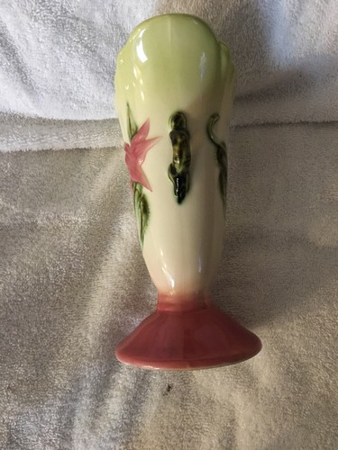 8” Tall Hull Pottery Woodland Vase