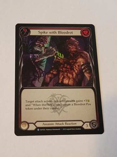 Spike with Bloodrot Foil (RED) rare Outsiders Flesh and