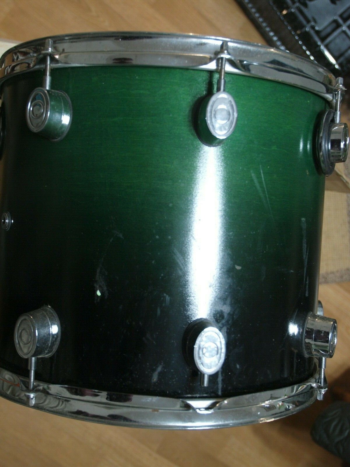 Pacific MX series 14 x 12 tom, green, missing a few parts