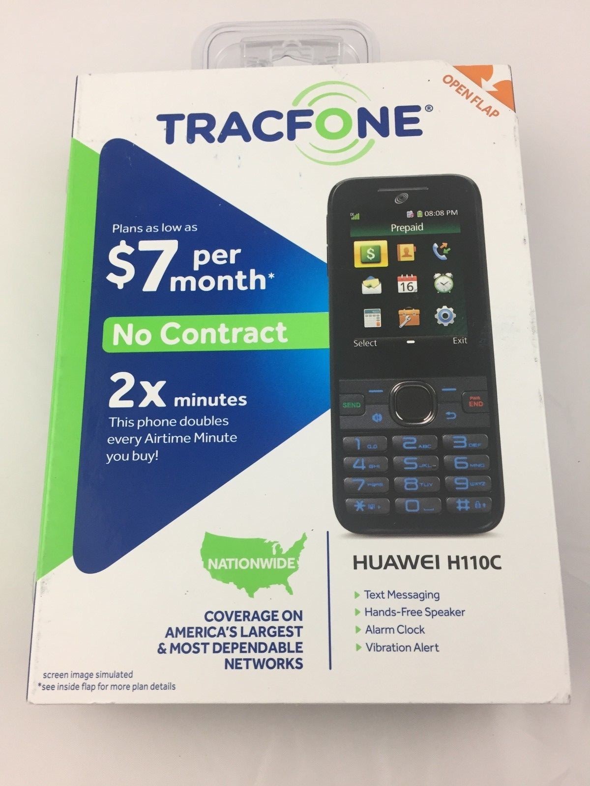 UPC 616960067009 product image for Huawei H110c - Tracfone Prepaid Phone (pl1-7086-170-9762-nib) | upcitemdb.com