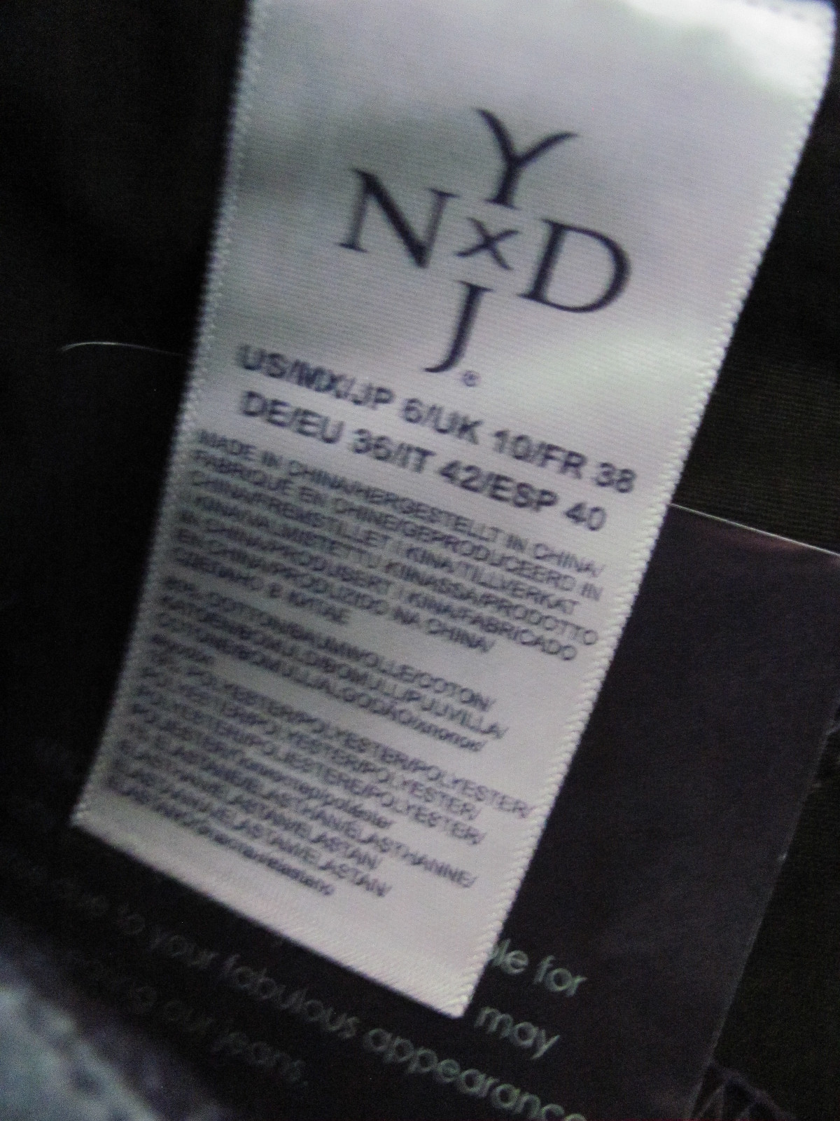 NYDJ Not Your Daughter's Jeans Amira Ankle-Embellished-Dark Enzyme -Size 6 -NWT