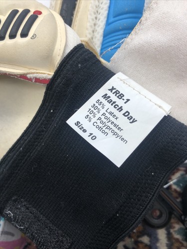 Storelli XRB-1 Negative Match Day Gloves Size 10 Axorb White / Black / Blue