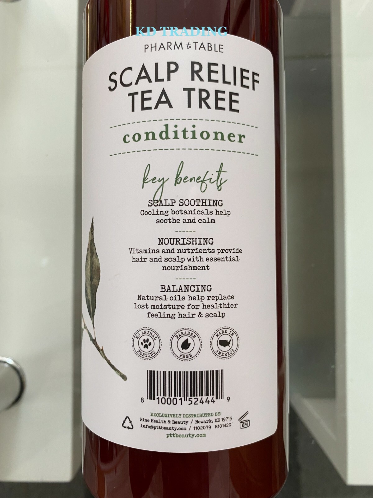 2-Pk~ PHARM to TABLE SCALP RELIEF TEA TREE MINT Botanical SHAMPOO + CONDITIONER