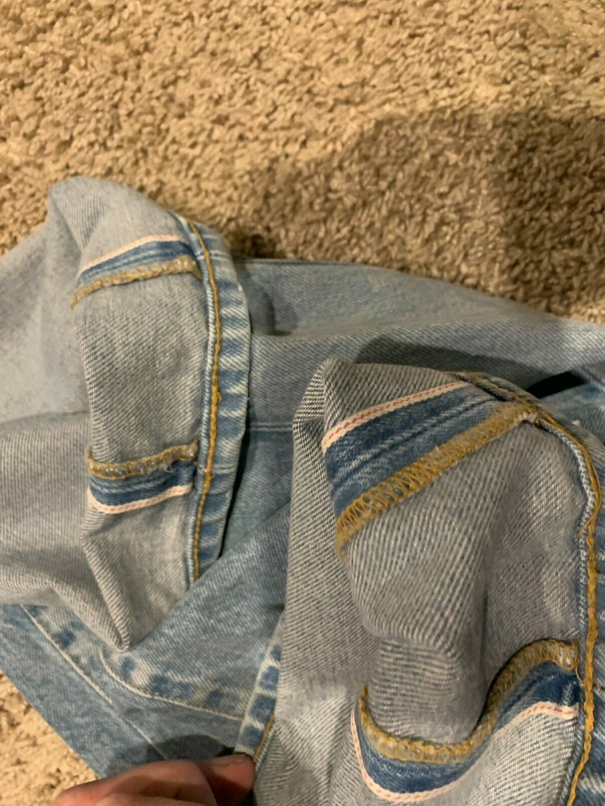 Pre-owned Levi's Levis Vintage Clothing Lvc 1984 501 Selvedge Jeans Double Good 34x32 Rt$295 In Blue