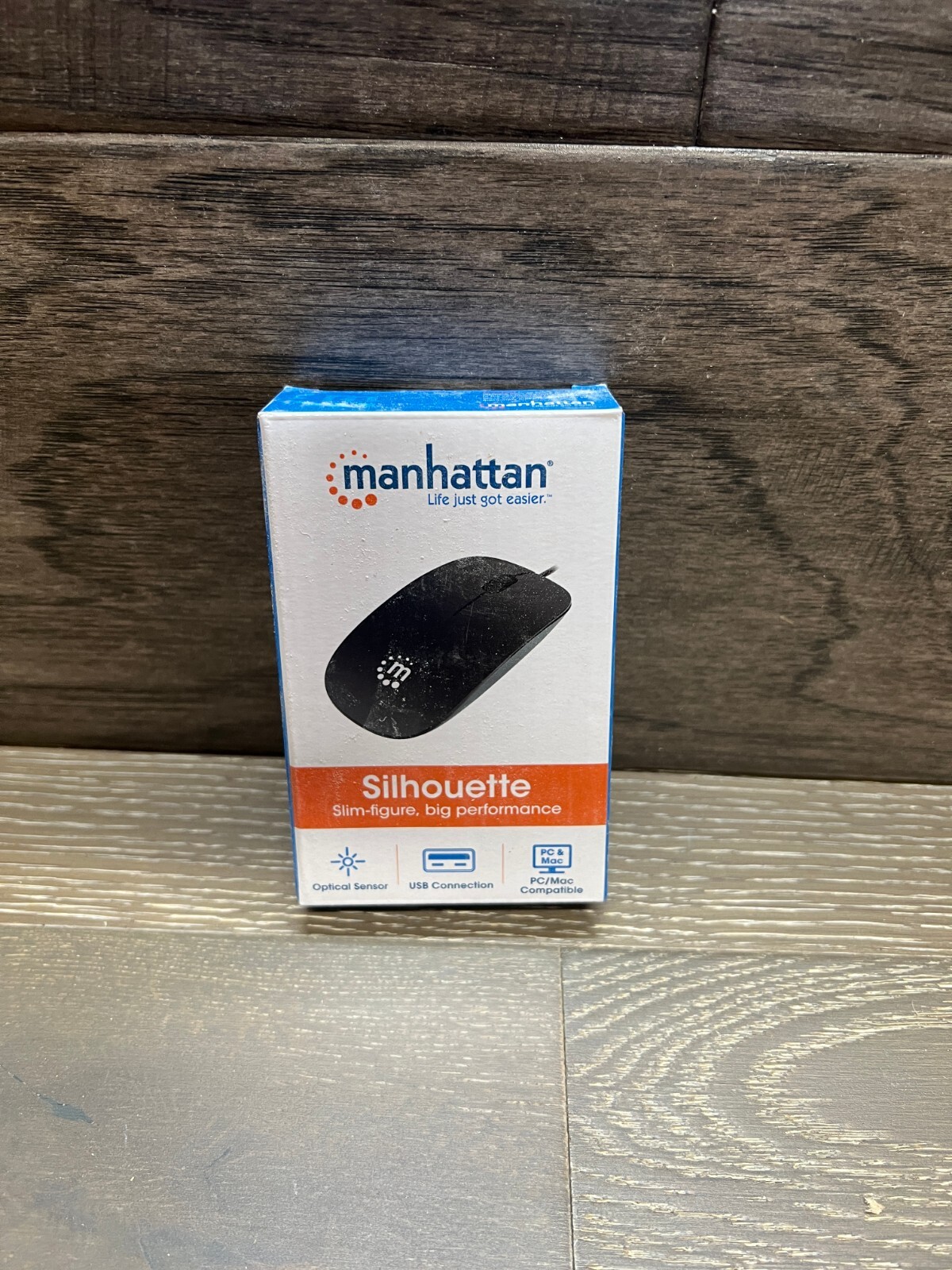 Amazon.co.jp: Manhattan Silhouette USB 光学マウス 3つボタン