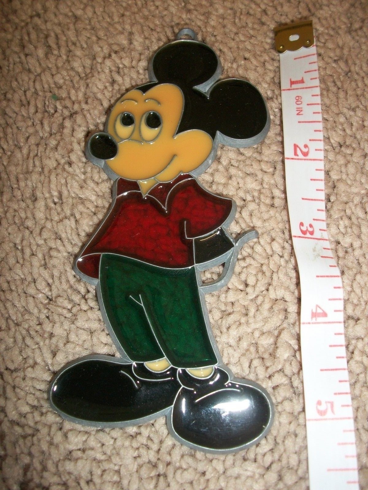 VINTAGE Mickey Mouse SUN CATCHER Disney Home Decoration Collectible FREE SHIPPIN
