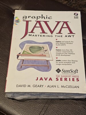 Graphic JAVA Mastering the AWT - Geary, McClellan (SC, 1997, 1st Ed, CD)