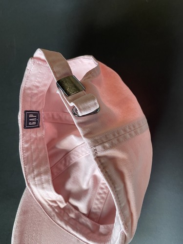 Baseball Cap Strap Back Womens Pink Adjustable No Logo On Outer Cap