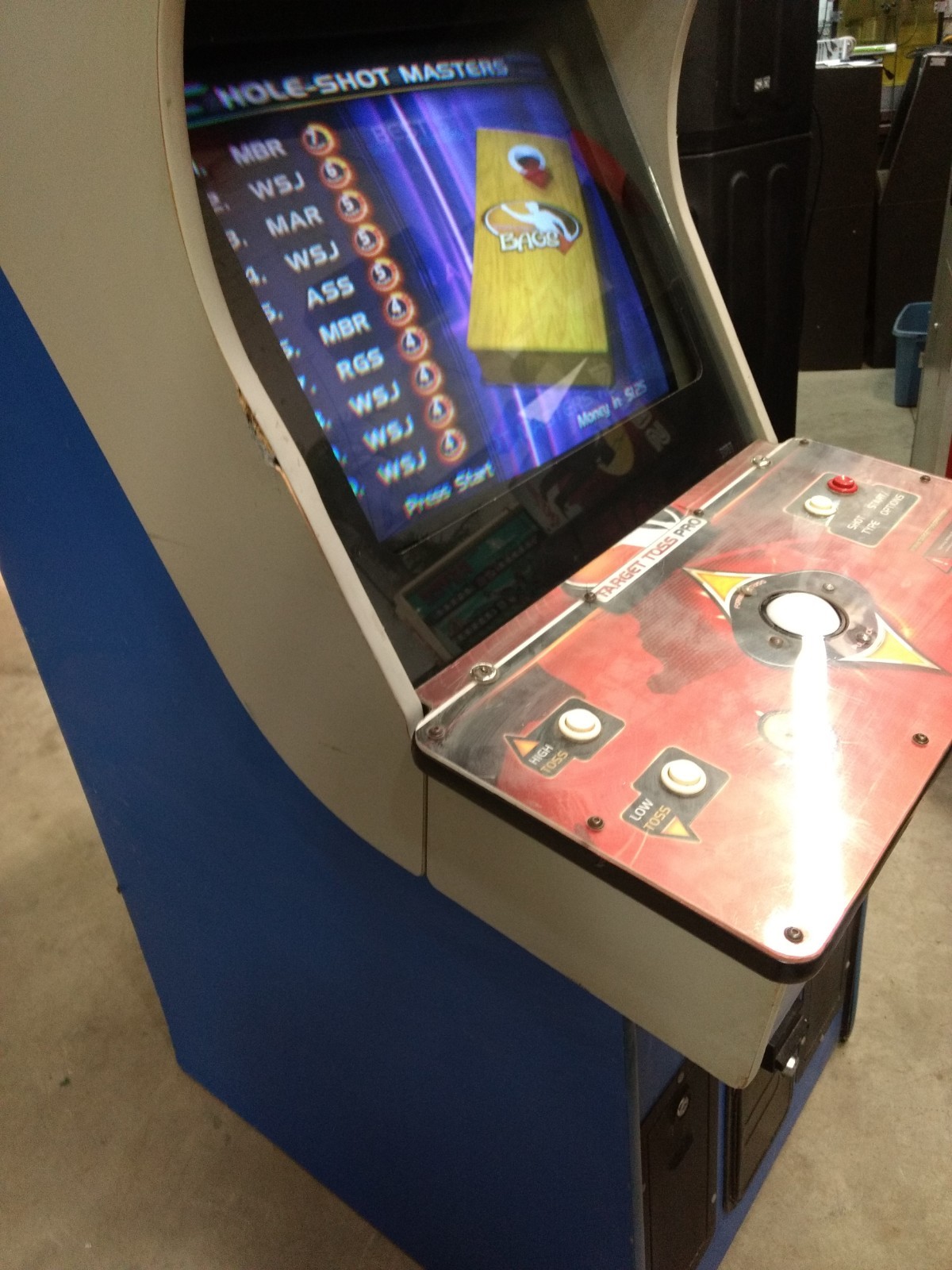 Incredible Technologies Target Toss Bags Coin Operated Video Arcade