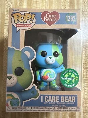 Funko Pop! Care Bears- I Care Bear Earth Day Walmart Exclusive #1292