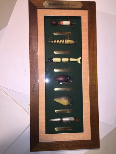 real antique fishing lures of the 20th century