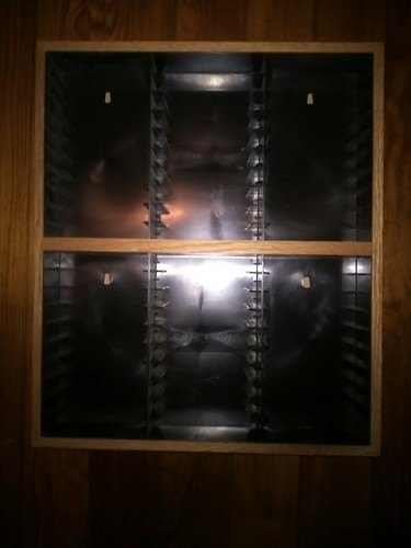 Case Logic 60 Cassette Holder Wood Grain Wall Mountable