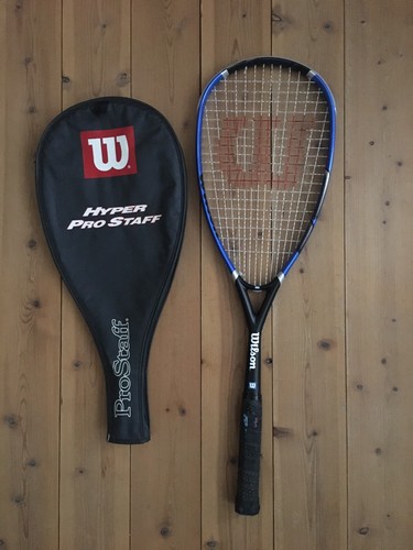 Squashschläger Wilson Hyper Pro Staff Surge Carbon mit Hülle