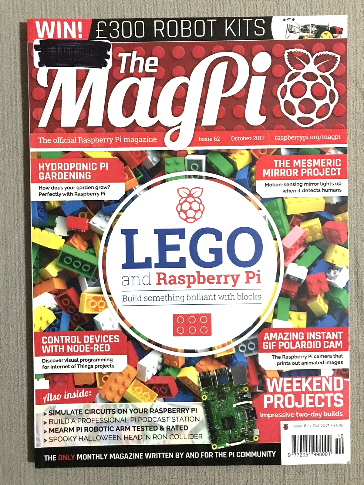 Magazine - The Magpi -  October 2017, Issue 62