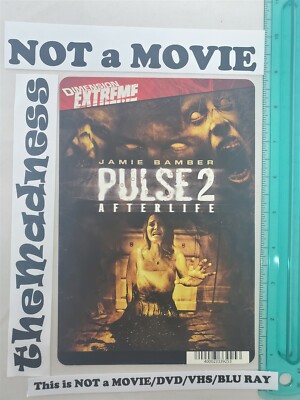 Pulse 2 Afterlife Backer Card NOT DVD/MOVIE Todd Giebenhain Diane Ayala Goldner