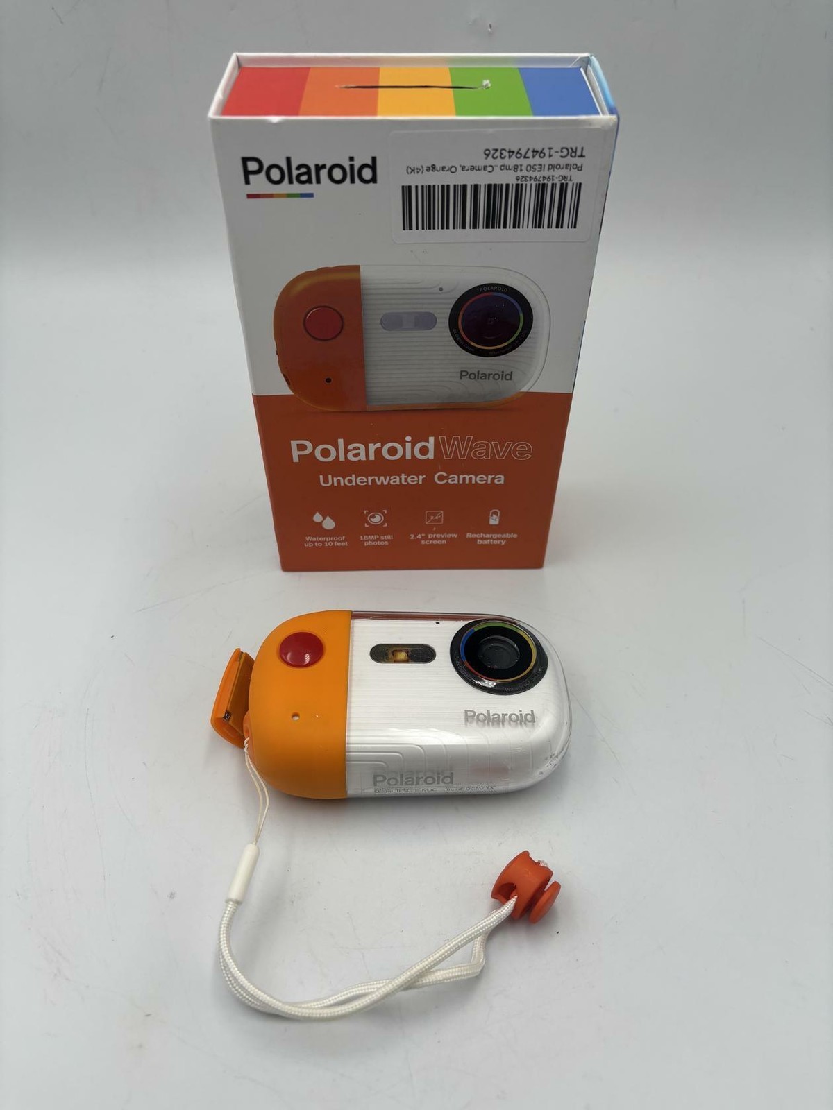 Polaroid IE50 18mp 4K UHD Underwater Polaroid Waterproof Camera, Orange (4K)****