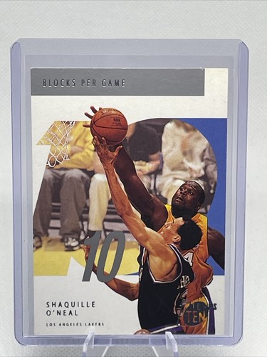 2002-03 Topps Ten #50 Shaquille O'Neal Blocks Per Game NBA