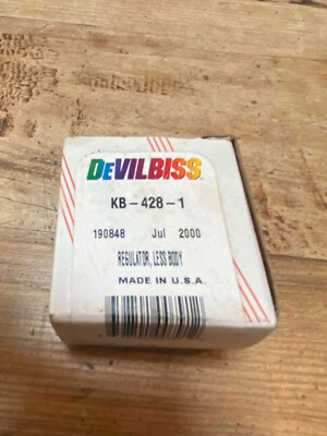DeVilbiss KB-428-1 Regulator Kit for KB-555 KBII Cup HARG-510 Air Regulator