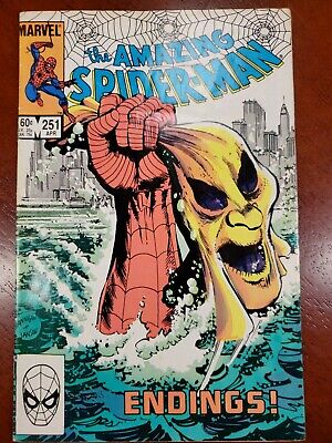 Amazing Spider-Man #251 | 1984 | Versus Hobgoblin | Last old costume | See Pics