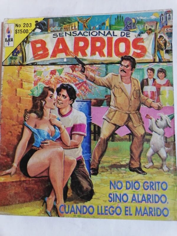 SENSACIONAL DE BARRIOS #203 MEXICAN COMIC  MEXICO SPANISH 1992