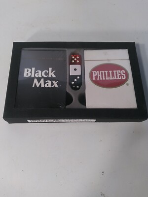 BLACK MAX/PHILLIES - Card and Dice Set - 2 Decks of /Cards and 3 Dice 