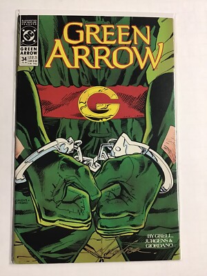 Green Arrow #34 ~ SIGNED BY MIKE GRELL ~ DC Black Canary UNREAD HIGH GRADE