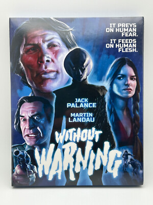 Without Warning (1980) Blu-ray w/ Slipcover Jack Palance 80s Horror Sci-Fi NEW