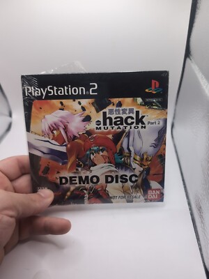 .Hack Mutation Part 2 Playstation 2 PS2 Demo Disc Brand New