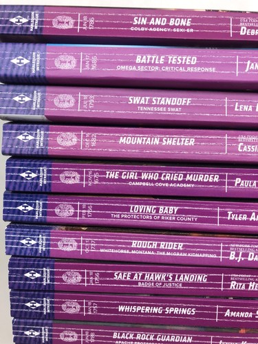 Lot Of 60 Harlequin Romance Intrigue Series Books