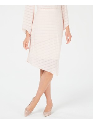

ALFANI Женская светло-розовая юбка-миди Размер, Light pink