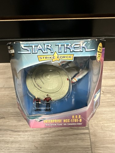 STAR TREK Strike Force USS ENTERPRISE NCC-1701-D Ship SEALED
