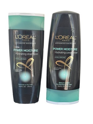 L oréal Power Moisture Hydrating Shampoo & Conditioner Set 12.6 oz