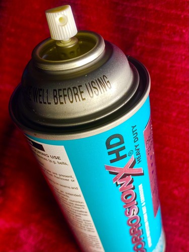 Corrosion X HD- Kills Corrosion/Rust, Water Resistant, HEAVY DUTY, Aerosol 12oz