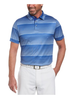 

PGATOUR Мужская спортивная поло в синюю полоску, влагоотводящая поло, Синий, PVKSB060MM