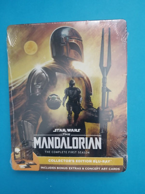 NEW - Mandalorian: Complete First Season Steelbook Blu-ray - Star Wars