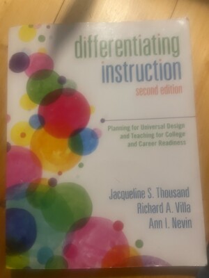 Differentiating Instruction; Planning for Universal Design, Second Edition