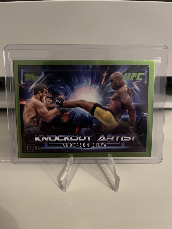 Topps Knockout Ufc 2025 - Anderson Silva Knockout Artist /99 Middleweight # Ka-7