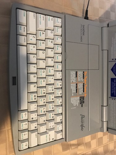 Vintage Brother Personal Electronic Notebook Super Power Note PN-8500MDS