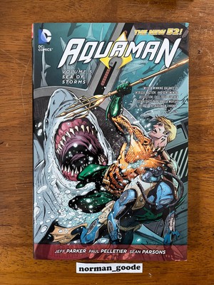Aquaman vol. 5 Sea of Storms *NEW* Hardcover DC Comics