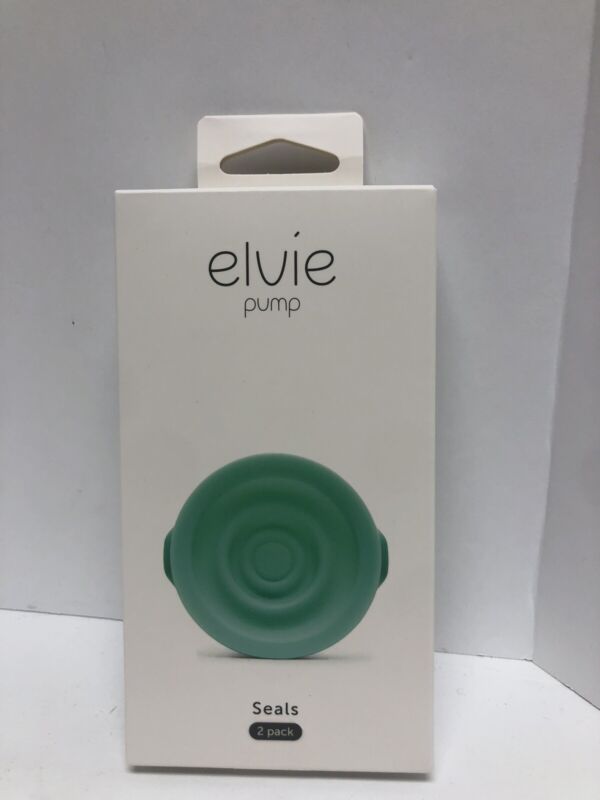 Elvie 2-Pack Silicone Breast Pump Seals - Green