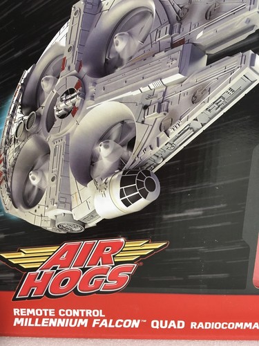Star Wars Force Awakens Millenium Falcon Quadcopter Drone Air Hog NIB Hyperdrive