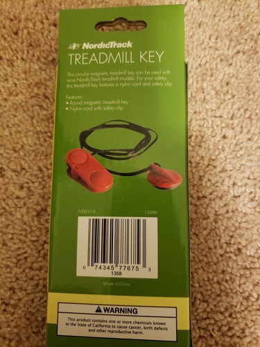 TREADMILL SAFETY KEY  NordicTrack Sears.NTKEY14. 15686.