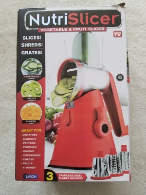 Emson NutriSlicer Countertop Vegetable & Fruit Slicer/Shred/Grates As Seen On TV