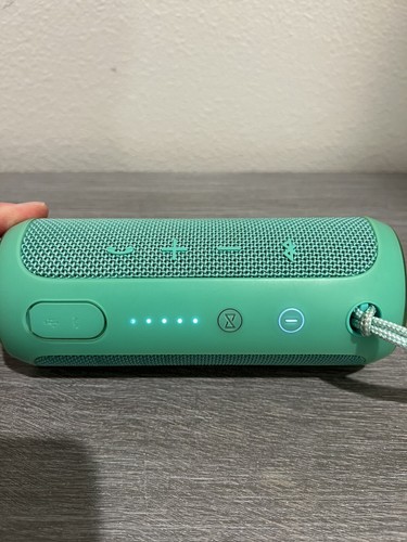 JBL Flip3 Splashproof Portable Bluetooth Speaker Aqua Green Flip 3 *Tested*