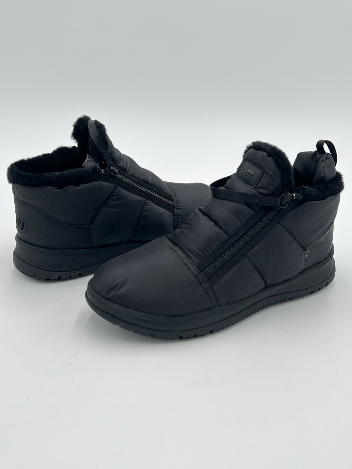 

Водонепроницаемые ботинки UGG Lakesider на молнии 9.5 | Черные ботильоны НОВИНКА, Черный, Lakesider