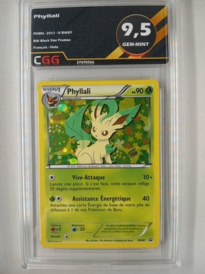 Carte Pokémon FR Phyllali (BW 87) BW Black Star Promos CGG 9,5 27690066