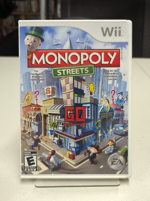 Monopoly Streets Game Nintendo Wii  2010  Complete
